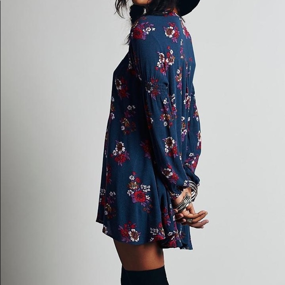 Free People Retro Print Swing Tunic